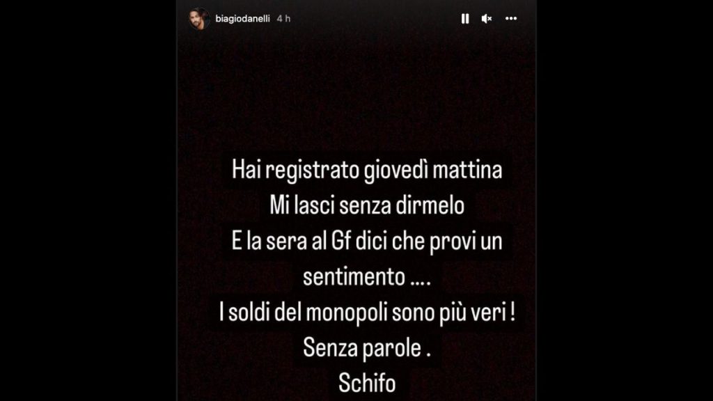 Biagio D'Anelli su Instagram