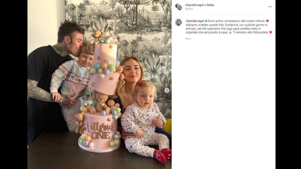 Chiara Ferragni su Instagram: "Papà sarà presto a casa", le parole per Vittoria e Fedez 42 Fedez compleanno vittoria chiara ferragni instagram