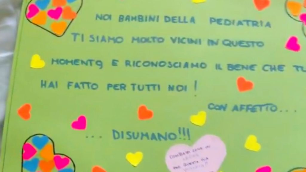 Fedez regalo bambini ospedale