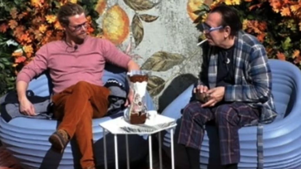 Giucas Casella "veggente": chi uscirà stasera dal GF Vip 42 Giucas Casella Davide Silvestri GF Vip
