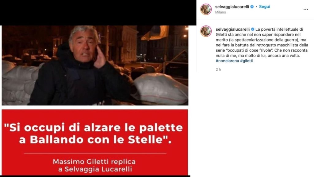 Massimo Giletti, scontro con Selvaggia Lucarelli: "Meglio quando alza le palette", e lei replica 42 massimo giletti selvaggia lucarelli