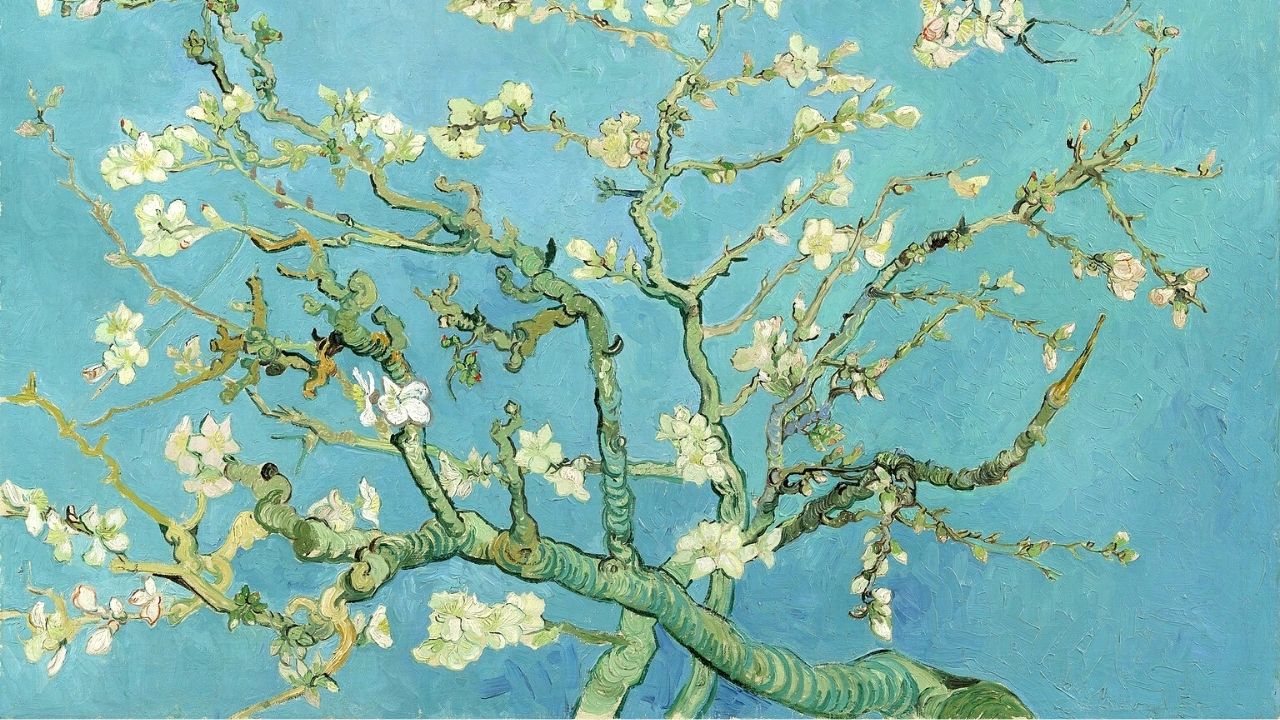 Ramo di mandorlo in fiore ariete aprile 2022di Van Gogh