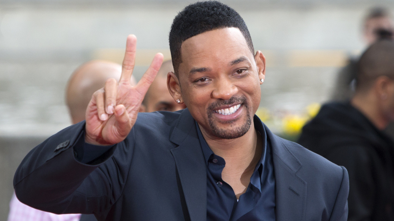 Will Smith che fa segno vittoria