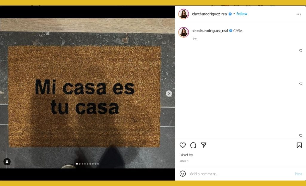 Post instagram cecilia rodriguez