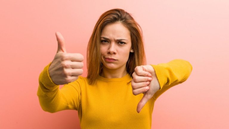thumbs down