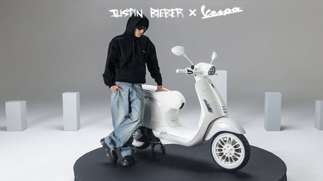 Justin Bieber x Vespa limited edition