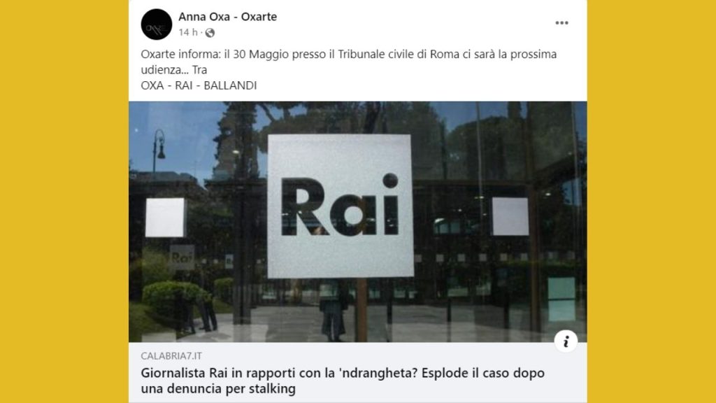 Il post di Anna Oxa