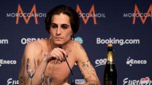 Damiano David dei Maneskin all’Eurovision: “Mi sono slogato una caviglia”