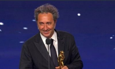 Paolo Sorrentino ai David di Donatello 2022