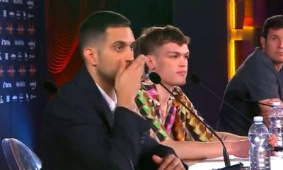 Mahmood rutto in conferenza stampa eurovision 2022