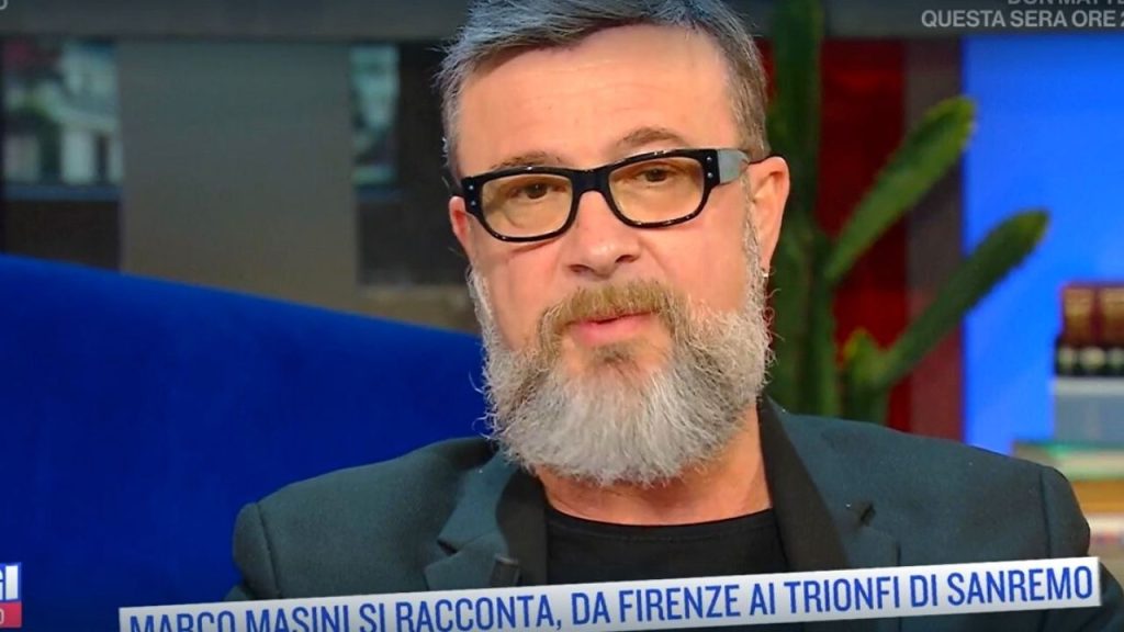 MArco Masini a Oggi è un altro Giorno