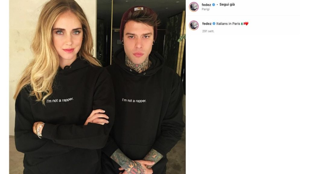 Chiara Ferragni e Fedez prima foto nel 2016