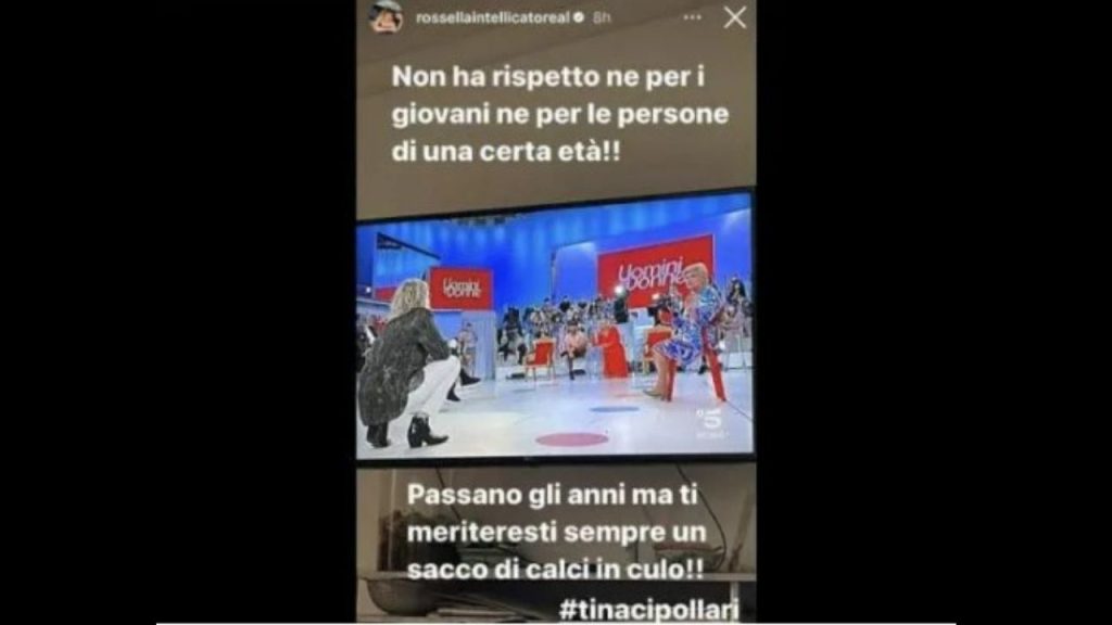 Tina Cipollari pesantemente attaccata dall'ex tronista di Uomini e Donne 43 Rossella Intellicato contro Tina Cipollari a Uomini e Donne