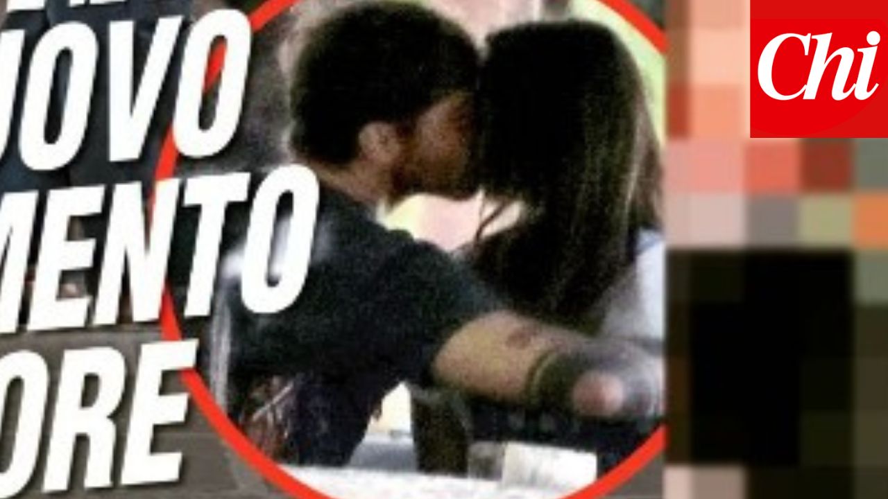 Stefano De Martino e Belen Rodriguez foto del bacio