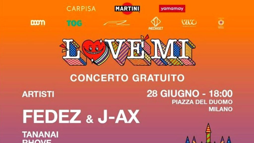 Love Mi concerto Fedez a Milano