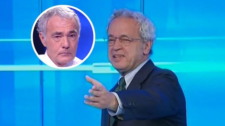 Enrico Mentana e Massimo Giletti