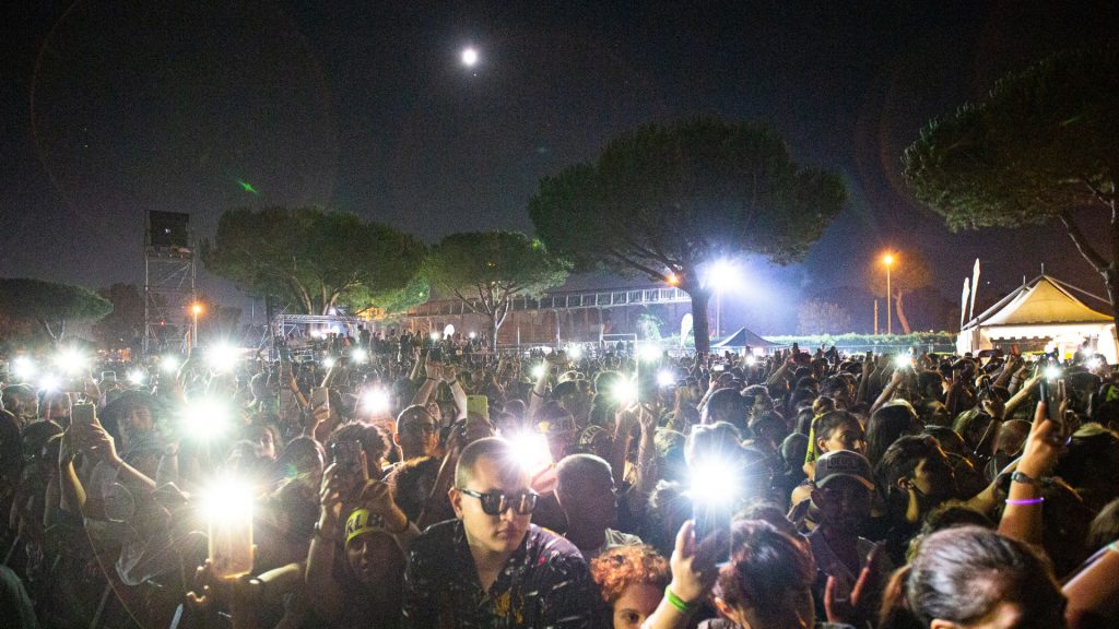 Il pubblico del Rock in Roma