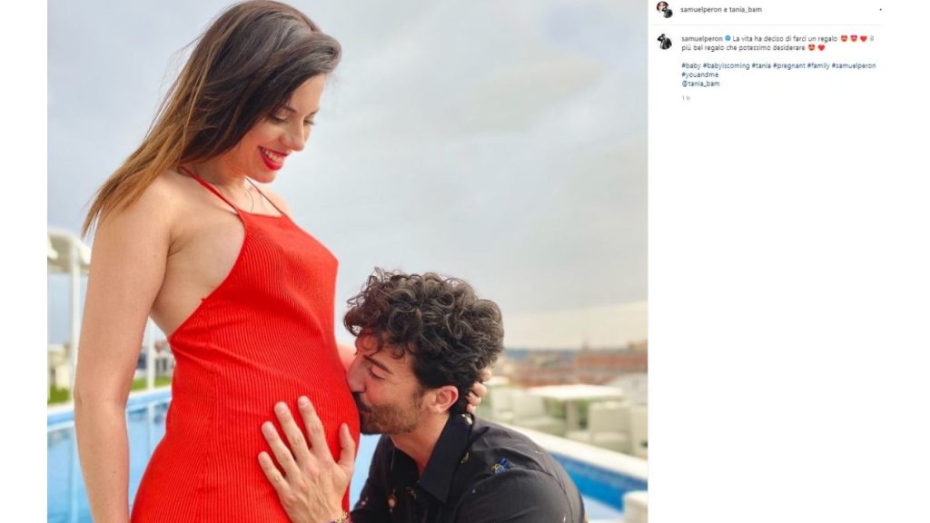 Samuel Peron diventa papà l'annuncio su Instagram
