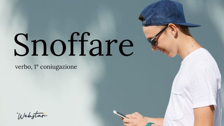 Snoffare che cosa significa