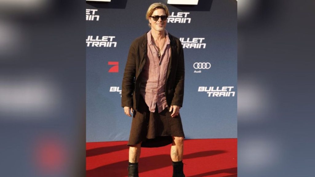 Brad Pitt gonna outfit berlino
