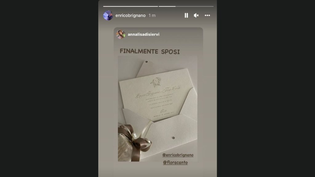 Enrico Brignano Instagram Matrimonio