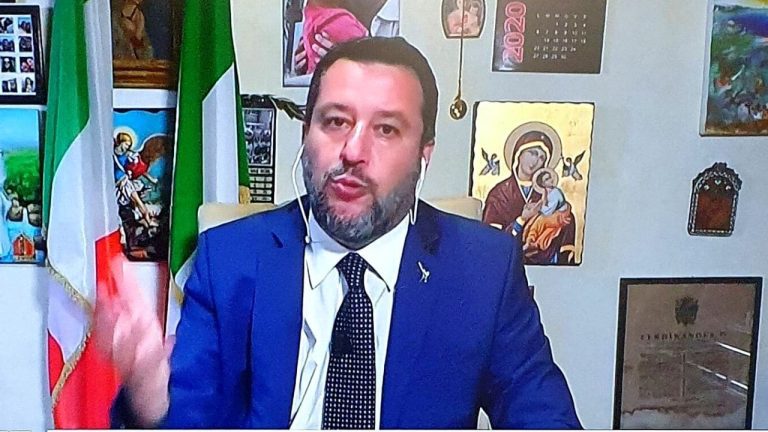 Matteo Salvini Madonne tg1