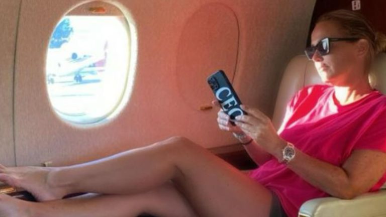Sonia Bruganelli jet privato