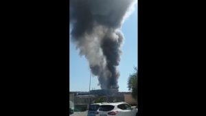 Cinecittà in fiamme: incendio negli studi cinematografici