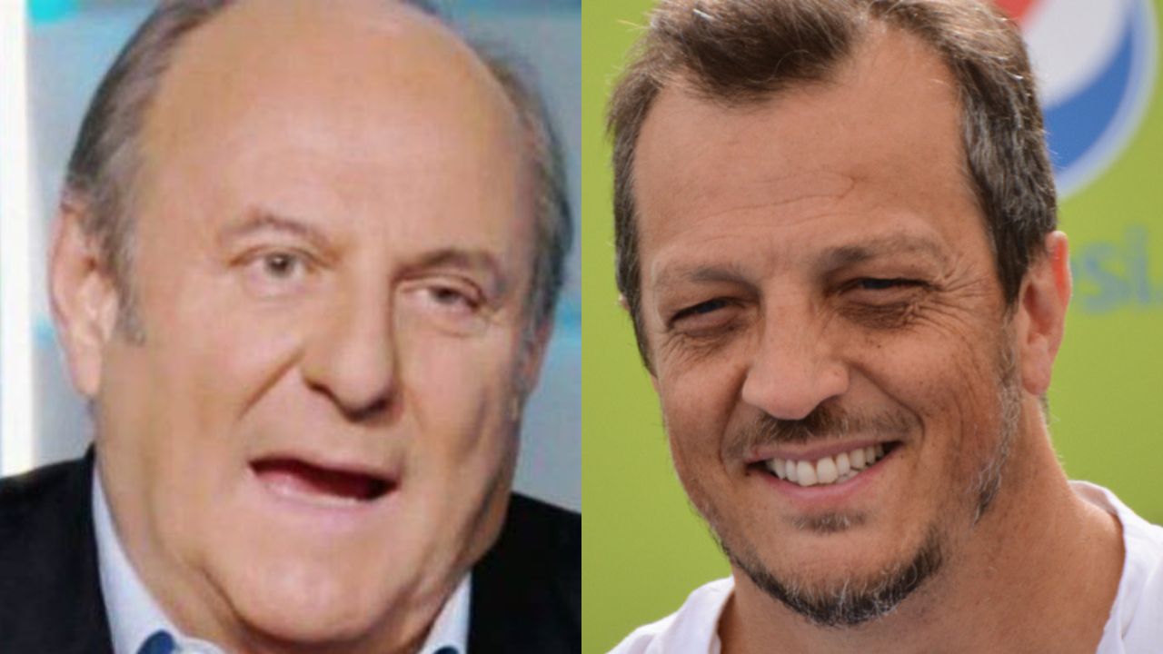 Gerry Scotti e Gabriele Muccino