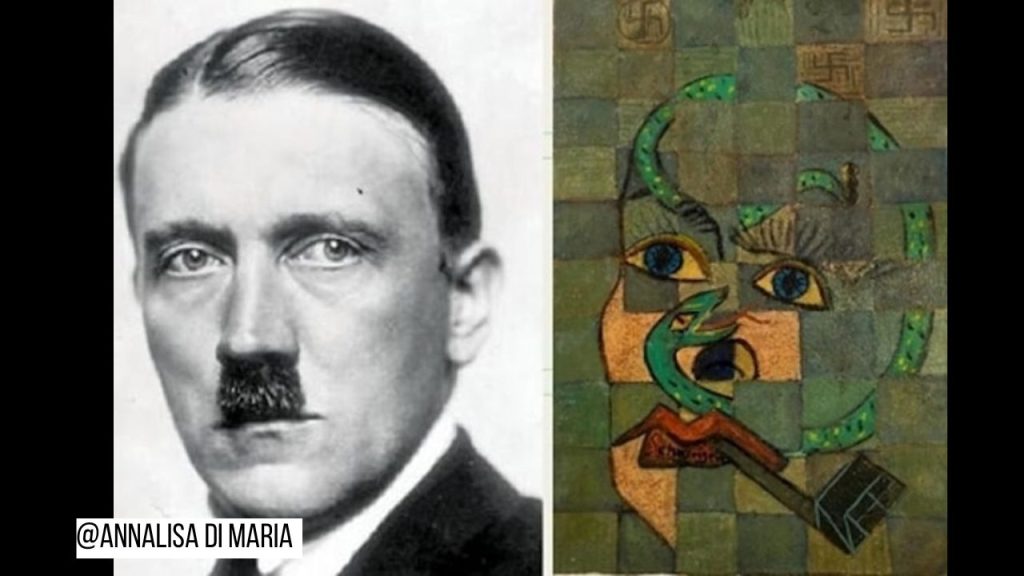 Hitler quadro picasso volto