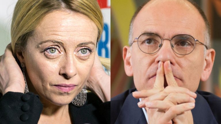 Meloni Letta Porta a Porta