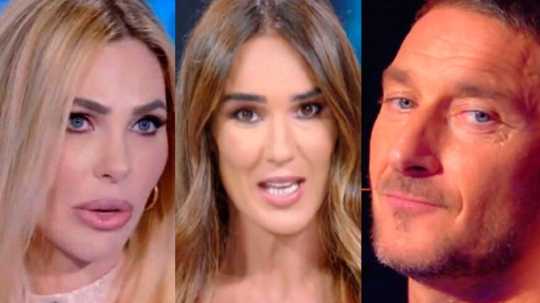 Ilary Blasi Silvia Toffanin Francesco Totti