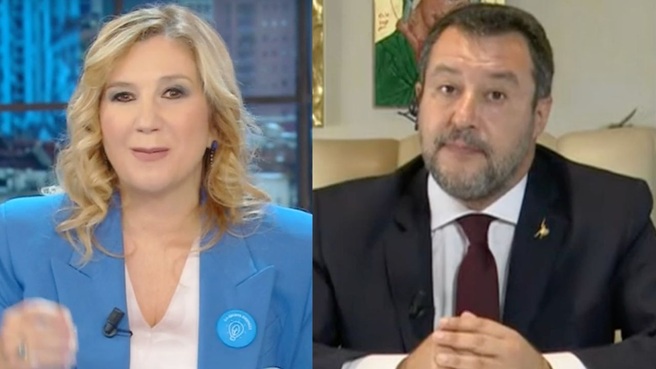 Serena Bortone Matteo Salvini