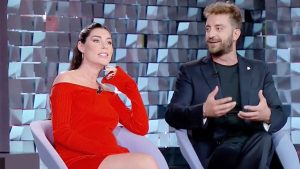 Bianca Atzei e Stefano Corti annunciano il sesso del figlio a Verissimo