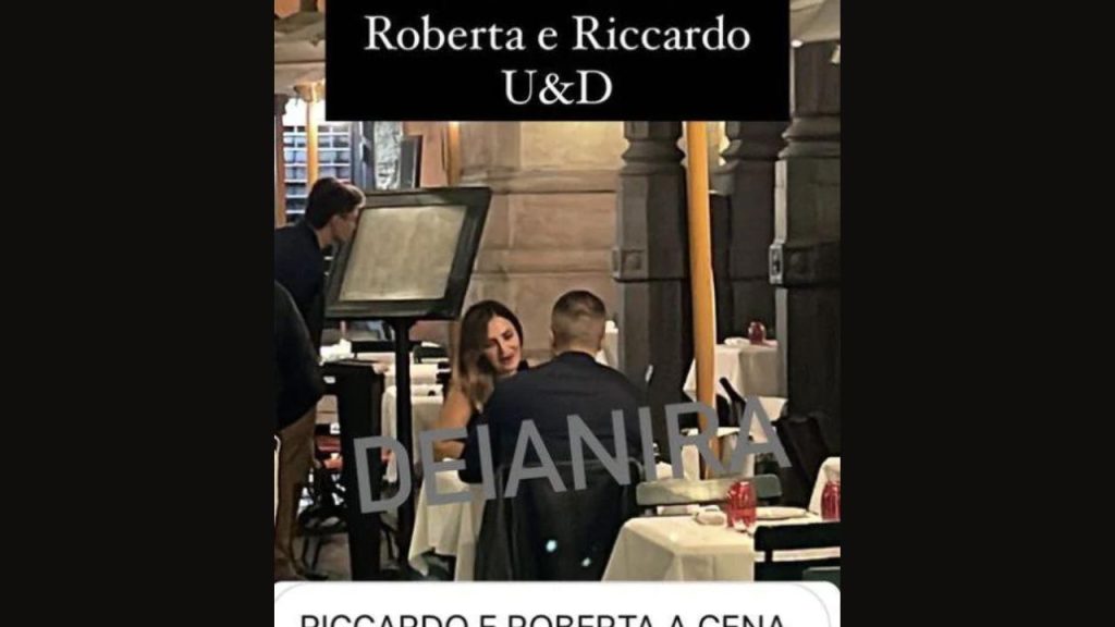 Roberta Di Padua e Riccardo Guarnieri a cena insieme