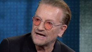 Bono Vox degli U2 si confessa da Fabio Fazio: “Diagnosi brutta, ma sono pronto”