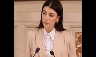 Giulia Salemi alla Camera dei Deputati