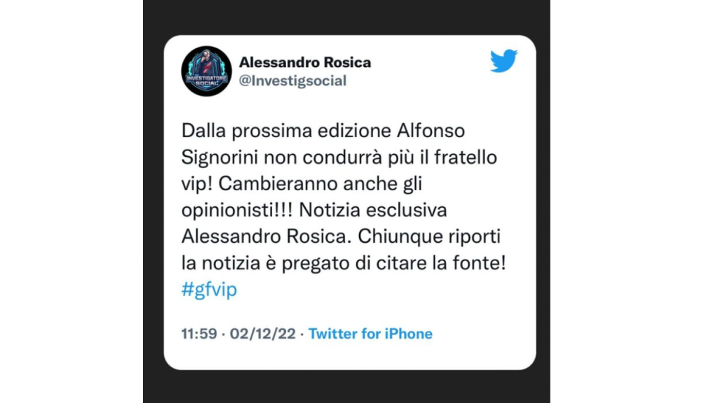 GF Vip, cambia tutto dal prossimo anno: addio ad Alfonso Signorini 42 alessandro rosica signorini