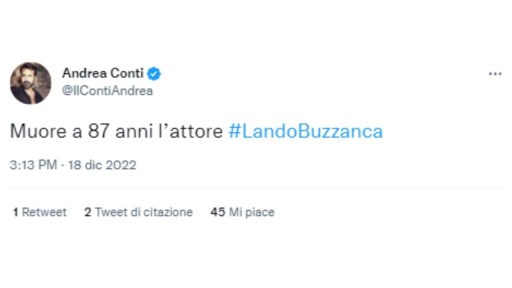 lando buzzanca morto 