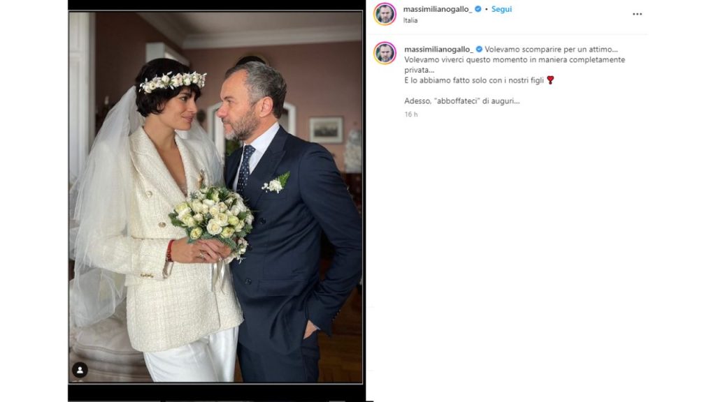 Massimiliano Gallo: l'attore di 'Vincenzo Malinconico' si è sposato in gran segreto, chi è la moglie 42 massimiliano gallo sposato