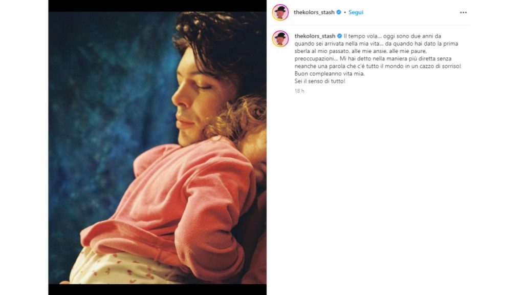 Stash: la dolce dedica su Instagram per il compleanno della figlia Grace 42 stash compleanno figlia