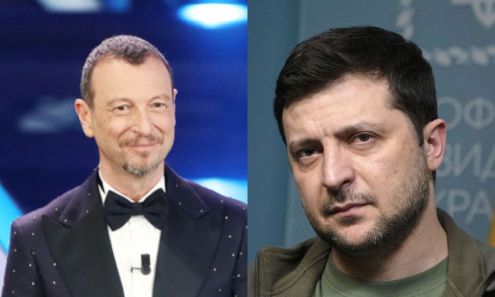 Zelensky al Festival di Sanremo, Amadeus: “Deve essere un messaggio di pace”