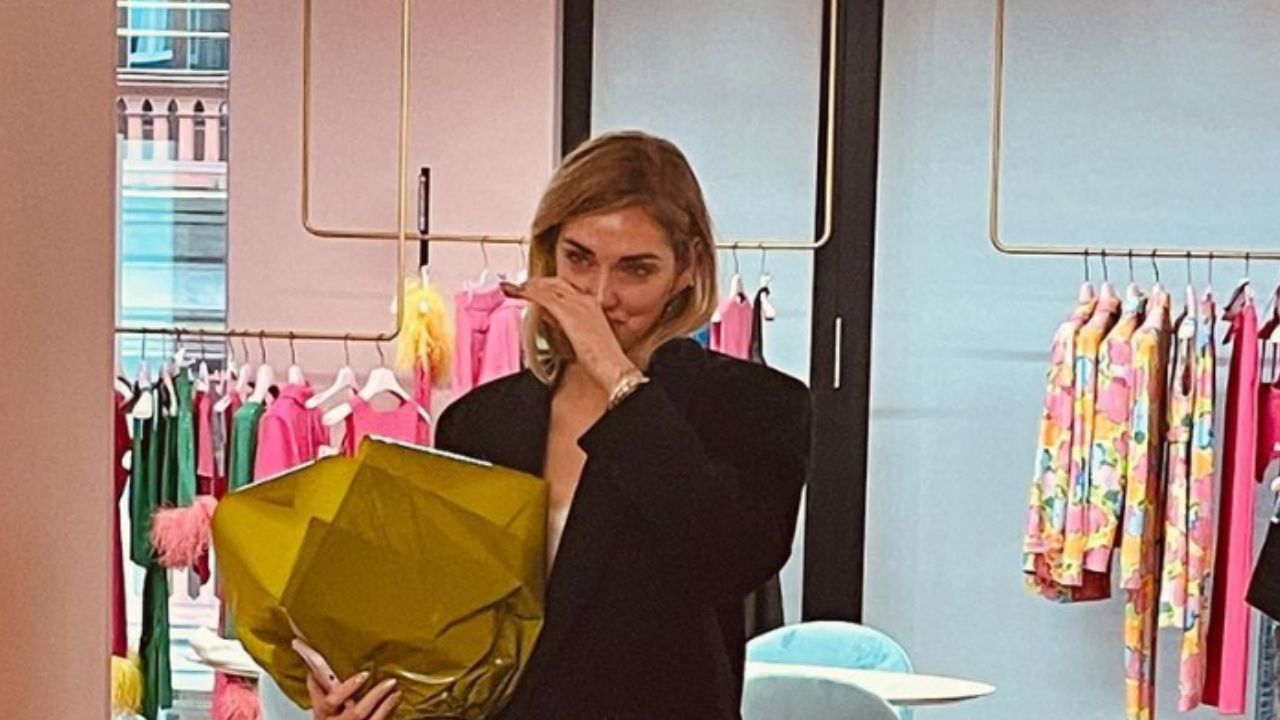 chiara ferragni sanremo lacrime