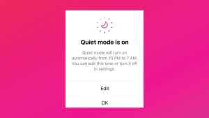 Quiet Mode: che cos’è e come impostare la nuova funzione di Instagram