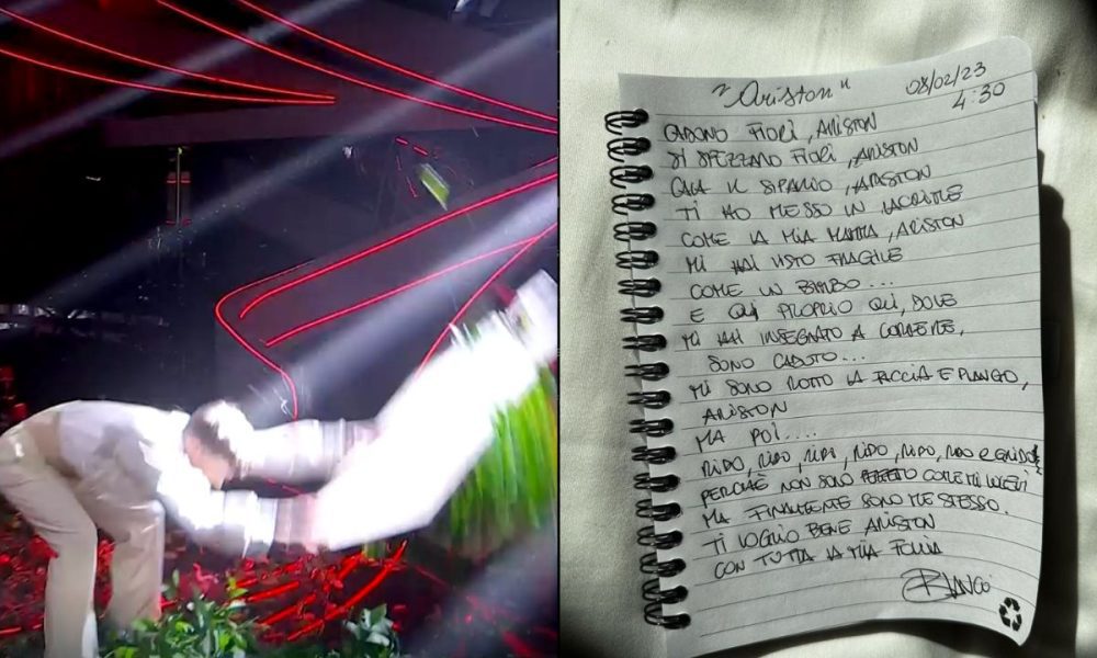 Blanco su Instagram dopo Sanremo: “Chiedo scusa alla città dei fiori”