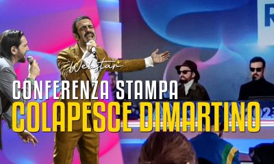 Colapesce Dimartino conferenza stampa Festival di Sanremo 2023