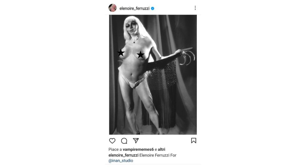 Elenoire Ferruzzi, pioggia di critiche: la foto senza veli su Instagram 42 elenoire ferruzzi instagram