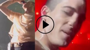 Damiano David palpato da una fan durante il concerto: la reazione – IL VIDEO
