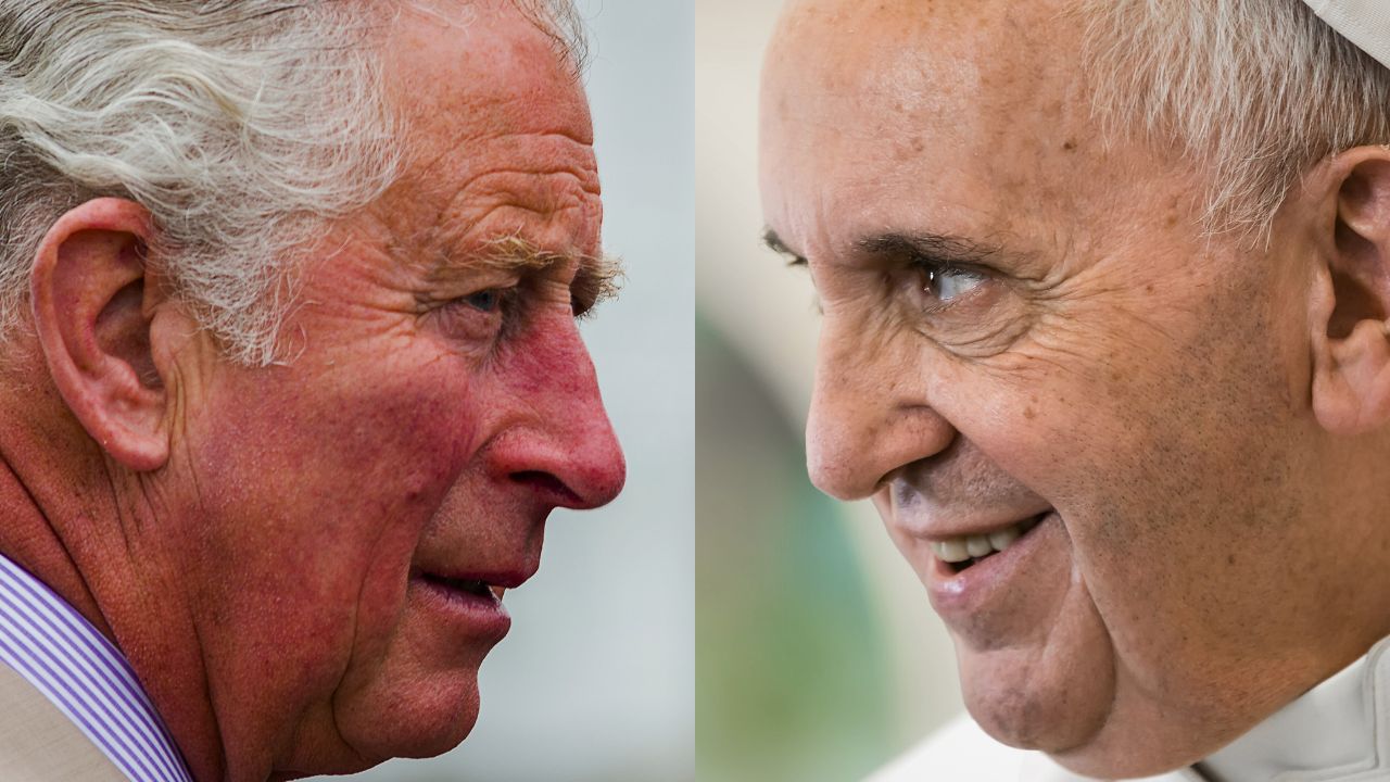 Re Carlo e Papa Bergoglio