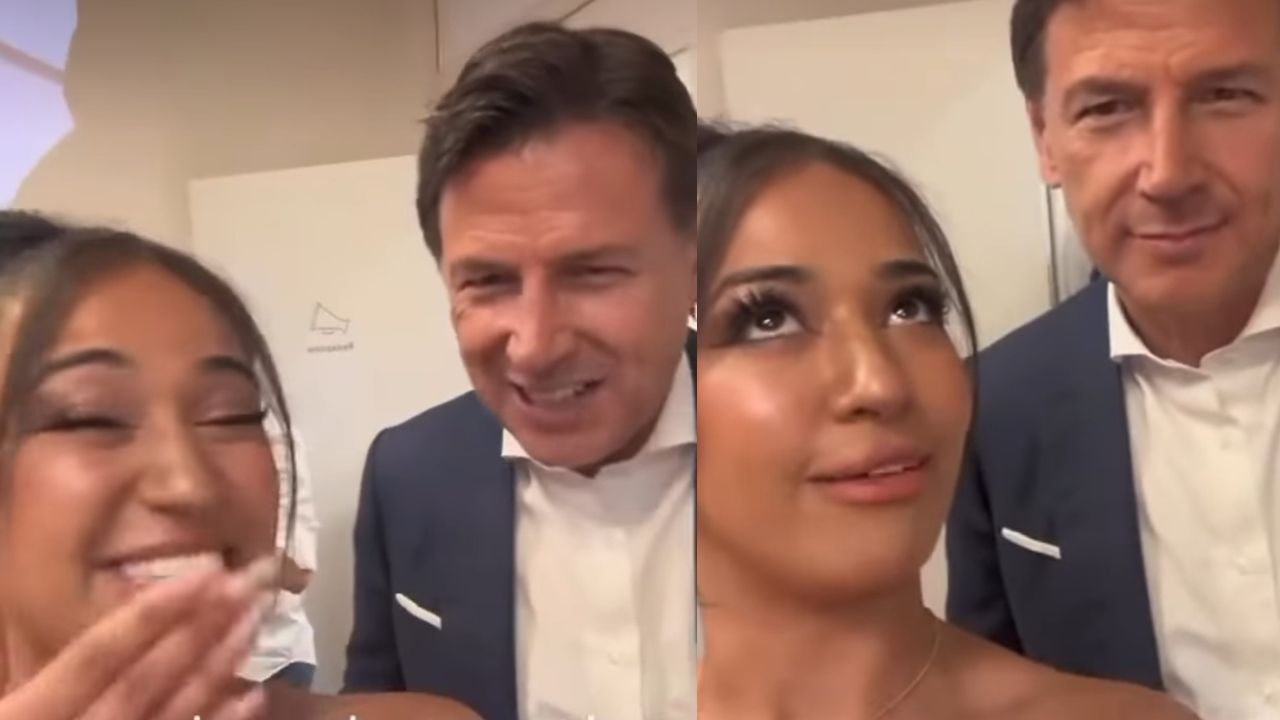 Giuseppe Conte incontra la tiktoker Chaimaa Cherbal: lei è una 'bimba' dell'ex premier 41 bimbe di conte